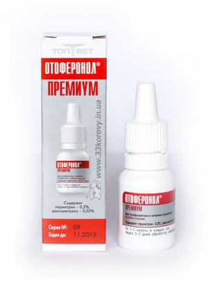 אוטופרונול פרימיום היא תרופה שתעזור להיפטר מקרדית באוזני החתול שלכם.