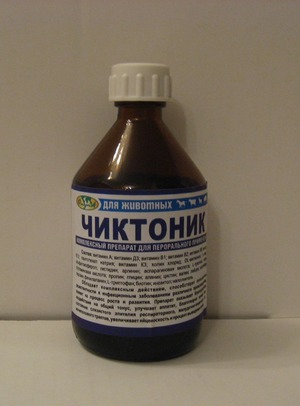 צ'יקטוניק לציפורים התרופה צ'יקטוניק