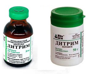 דיטרים ברפואה וטרינרית: הוראות שימוש