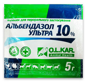 אבקת אלבנדאזול אולטרה 10% אבקת אלבנדאזול אולטרה נלקחת דרך הפה.