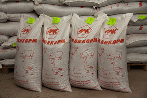 האכלת תרנגולות במזון מורכב