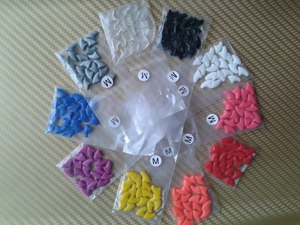 תיאור של גדלים וסוגים של כפפות נגד שריטות