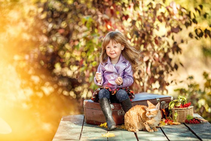 צילומי סתיו עם חיות מחמד