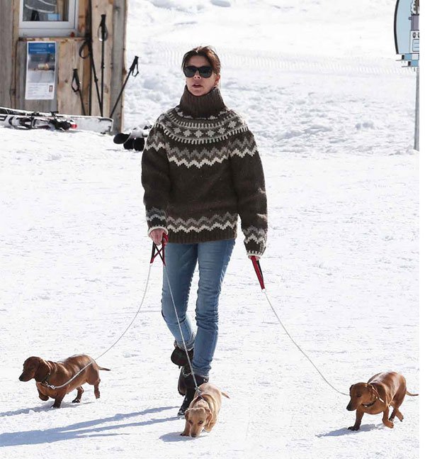 הנסיכה קרוליין וכלבי תחש