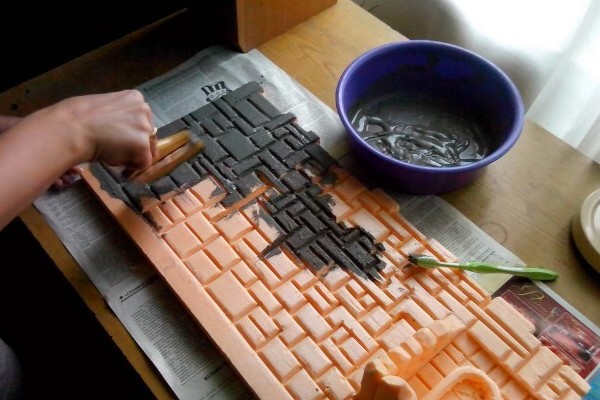 צביעת רקע לאקווריום