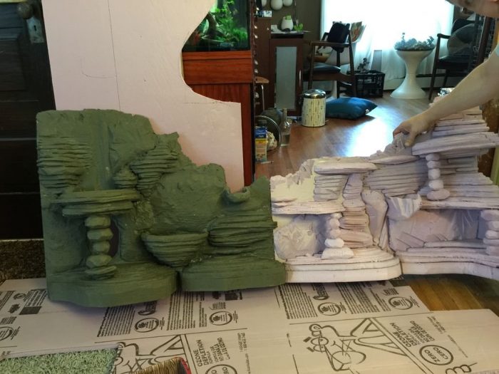 רקע אקווריום DIY