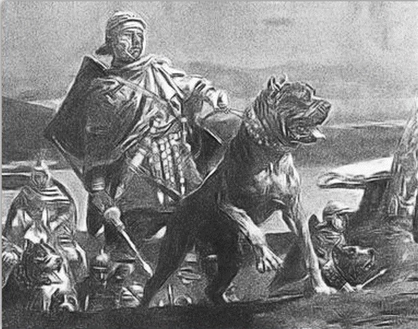 אלכסנדר הגדול עם כלב