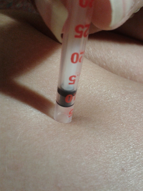 מזרק ללא מכסה