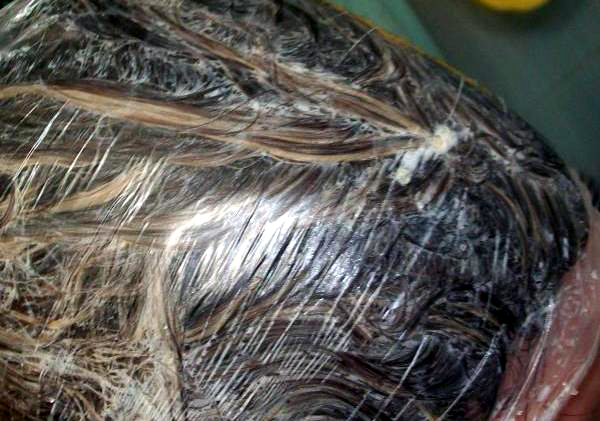 נפט על שיער