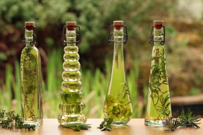 שמן אתרי קמפור עם ענפי קמפור