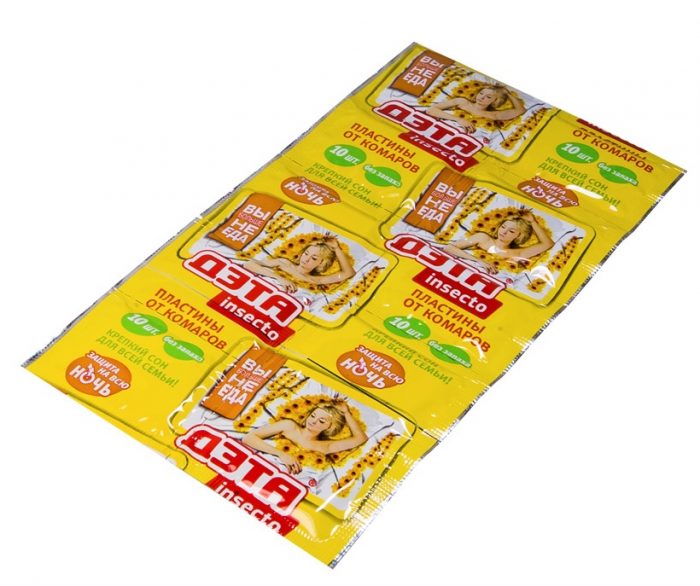 צלחות דוחי יתושים של DEET Insekto