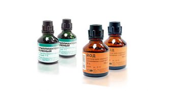 ירוק מבריק ויוד