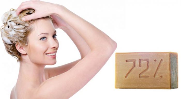 שטיפת שיער עם סבון כביסה