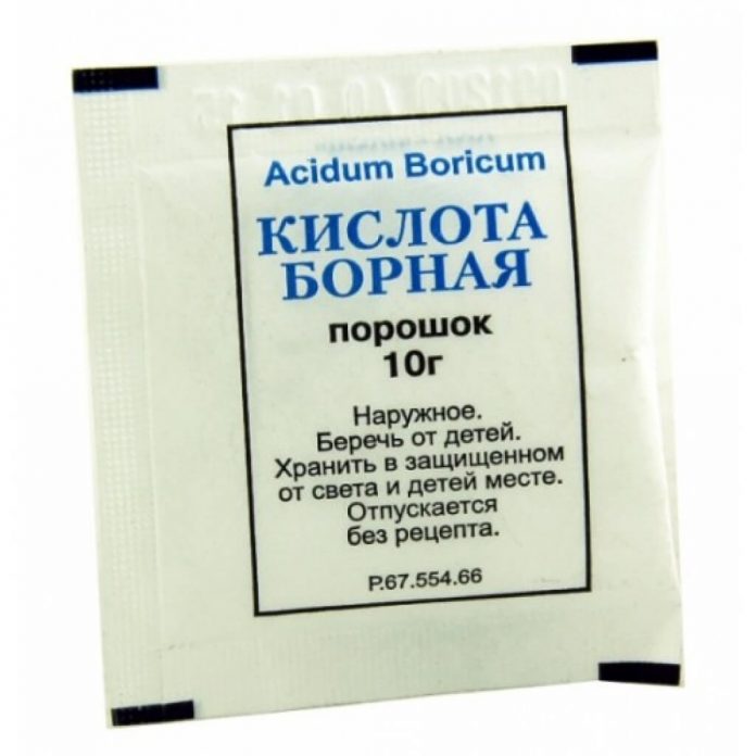 אבקת חומצה בורית