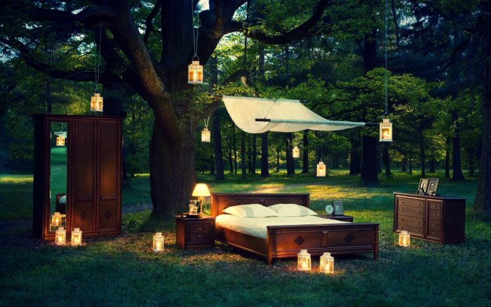 מיקום מנורות