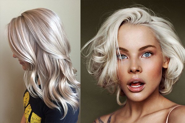 ילדה עם שיער בלונדיני אפרפר