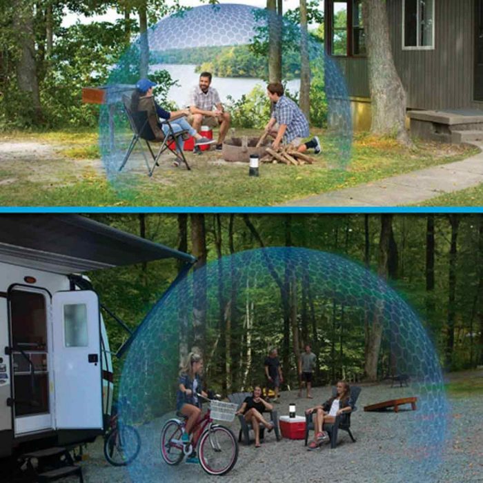 שימוש בפנס בטבע