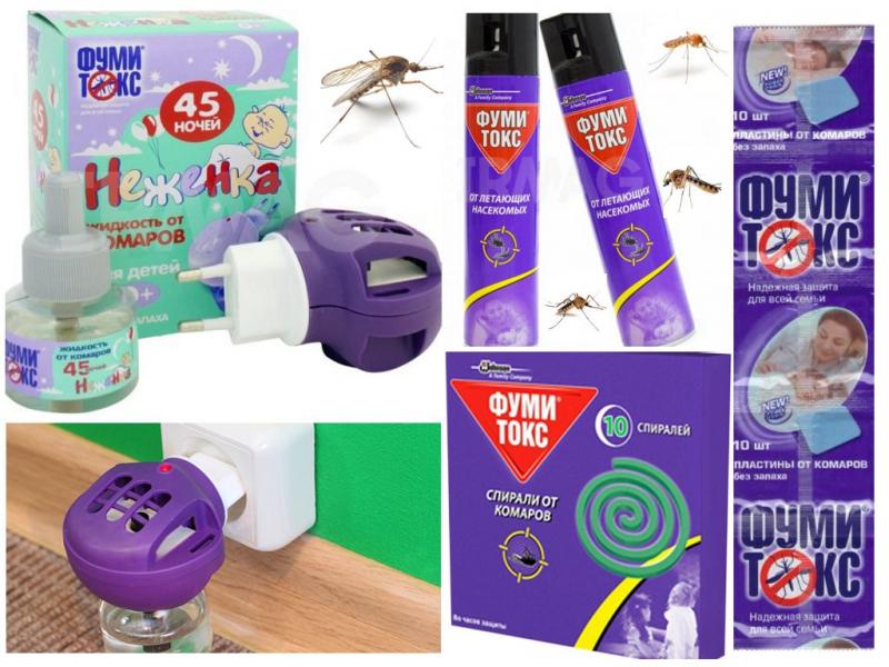 דוחה יתושים של פומיטוקס: בחירה ושימוש נכון בו