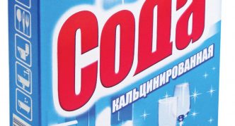 חבילה של סודה אפר